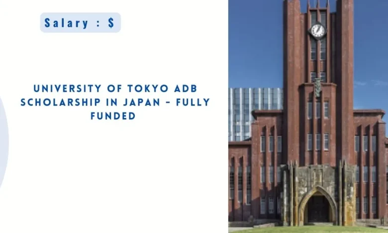 University of Tokyo ADB Scholarship