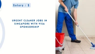 Urgent Cleaner Jobs in Singapore