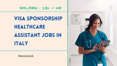 Visa Sponsorship Healthcare Assistant Jobs in Italy