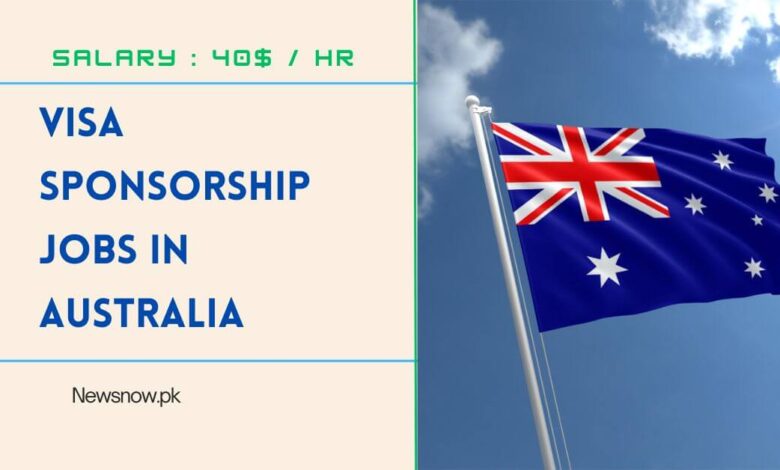 Visa Sponsorship Jobs in Australia