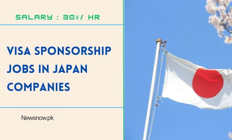 Visa Sponsorship Jobs in Japan Companies