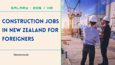 Construction Jobs in New Zealand For Foreigners