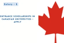 Entrance Scholarships in Canadian Universities