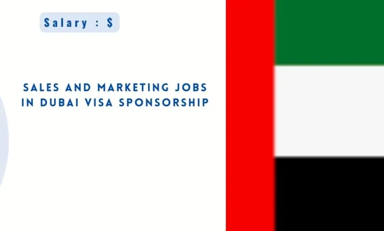 Sales and Marketing Jobs in Dubai