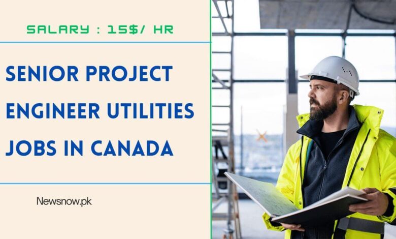 Senior Project Engineer Utilities Jobs in Canada