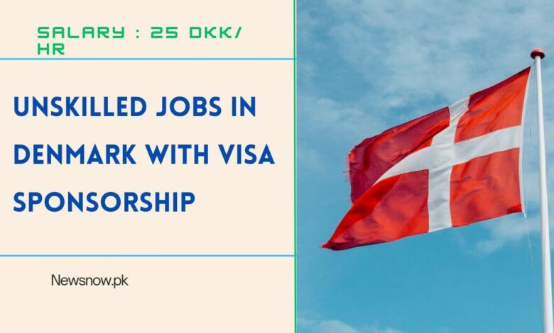 Unskilled Jobs in Denmark with Visa Sponsorship