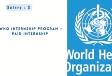 WHO Internship Program