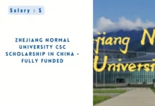 Zhejiang Normal University CSC Scholarship