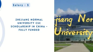 Zhejiang Normal University CSC Scholarship