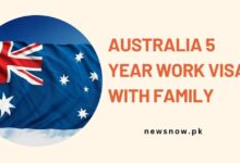 Australia 5 Year Work Visa with Family