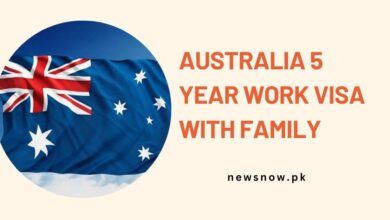 Australia 5 Year Work Visa with Family