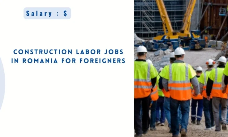 Construction Labor Jobs In Romania