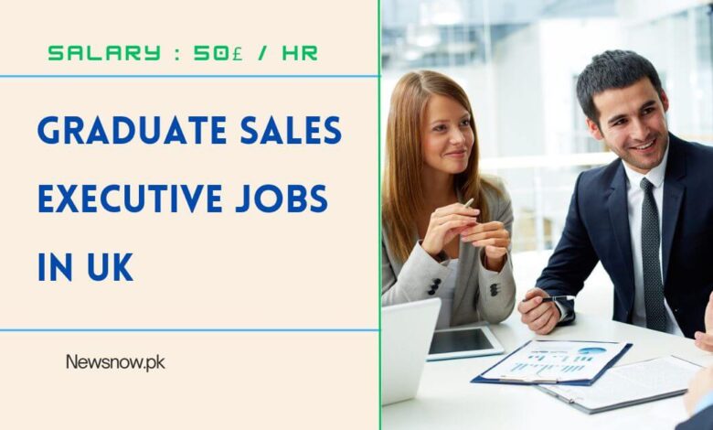 Graduate Sales Executive Jobs in UK