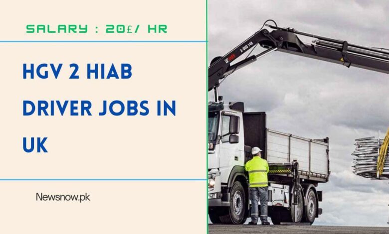 HGV 2 HIAB Driver Jobs in UK