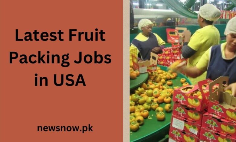 Latest Fruit Packing Jobs in USA