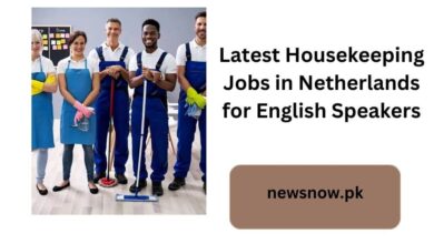 Latest Housekeeping Jobs in Netherlands for English Speakers