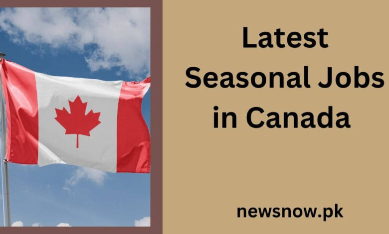 Latest Seasonal Jobs in Canada