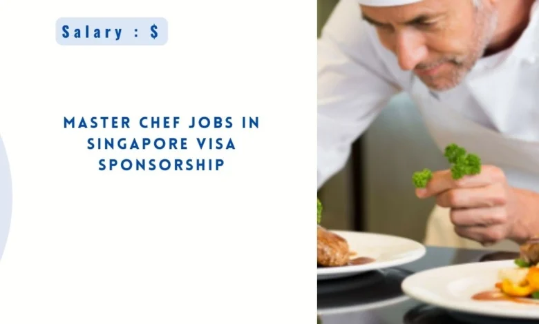 Master Chef Jobs in Singapore