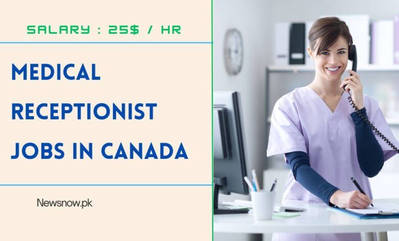 Medical Receptionist Jobs in Canada