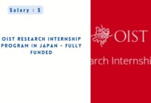 OIST Research Internship Program in Japan