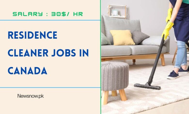 Residence Cleaner Jobs in Canada