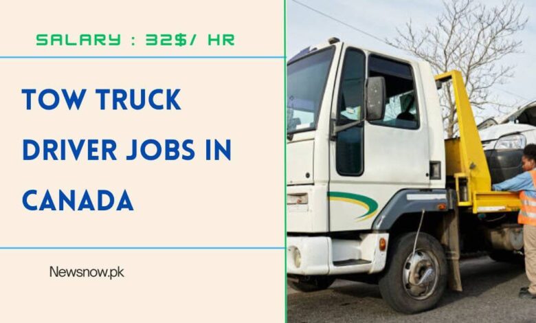 Tow Truck Driver Jobs in Canada