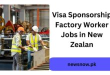 Visa Sponsorship Factory Worker Jobs in New Zealand