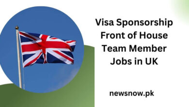 Visa Sponsorship Front of House Team Member Jobs in UK