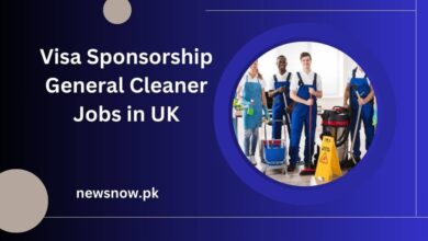 Visa Sponsorship General Cleaner Jobs in UK