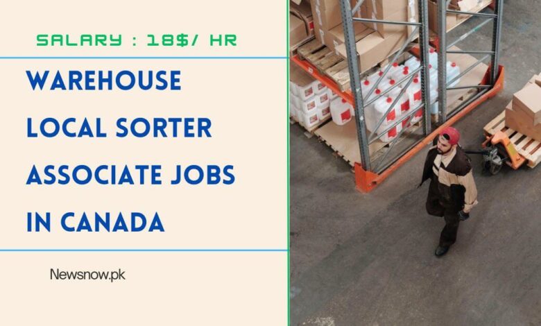 Warehouse Local Sorter Associate Jobs in Canada