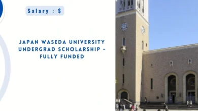 Japan Waseda University Undergrad Scholarship