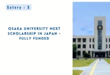 Osaka University MEXT Scholarship