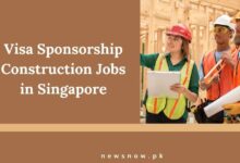 Visa Sponsorship Construction Jobs in Singapore