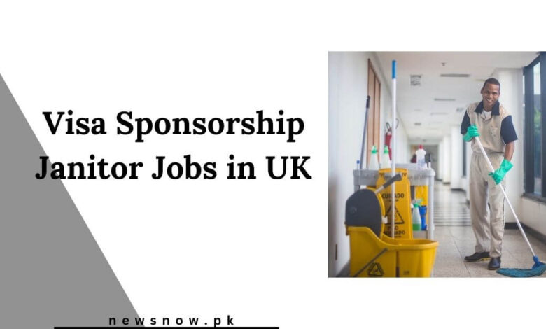 Visa Sponsorship Janitor Jobs in UK