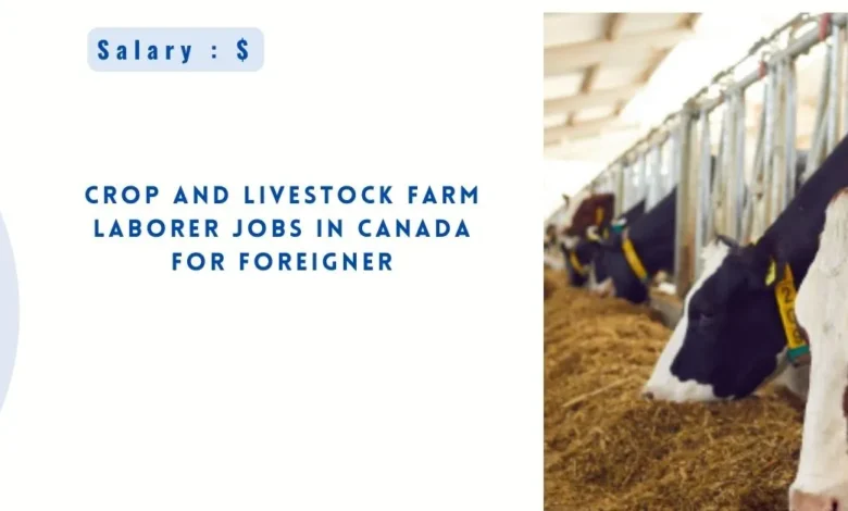 Crop And Livestock Farm Laborer Jobs in Canada