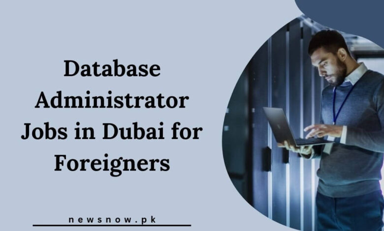 Database Administrator Jobs in Dubai for Foreigners