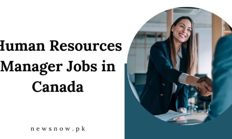 Human Resources Manager Jobs in Canada