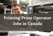 Printing Press Operator Jobs in Canada