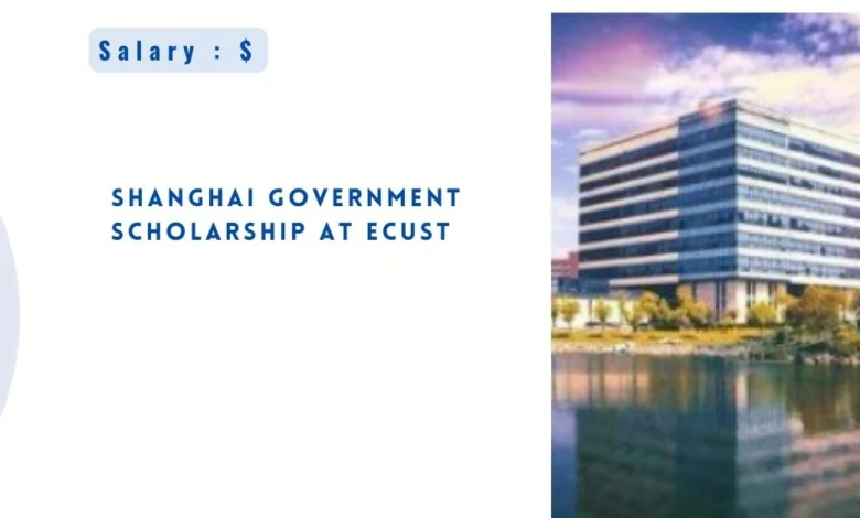 Shanghai Government Scholarship at ECUST