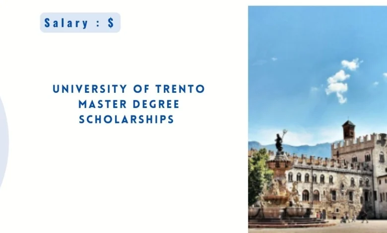 University of Trento Master Degree Scholarships