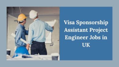 Visa Sponsorship Assistant Project Engineer Jobs in UK