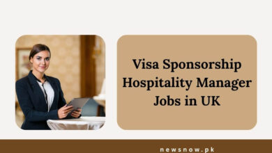 Visa Sponsorship Hospitality Manager Jobs in UK