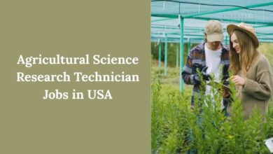 Agricultural Science Research Technician Jobs in USA