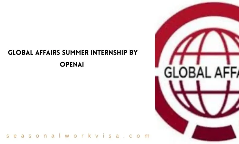 Global Affairs Summer Internship