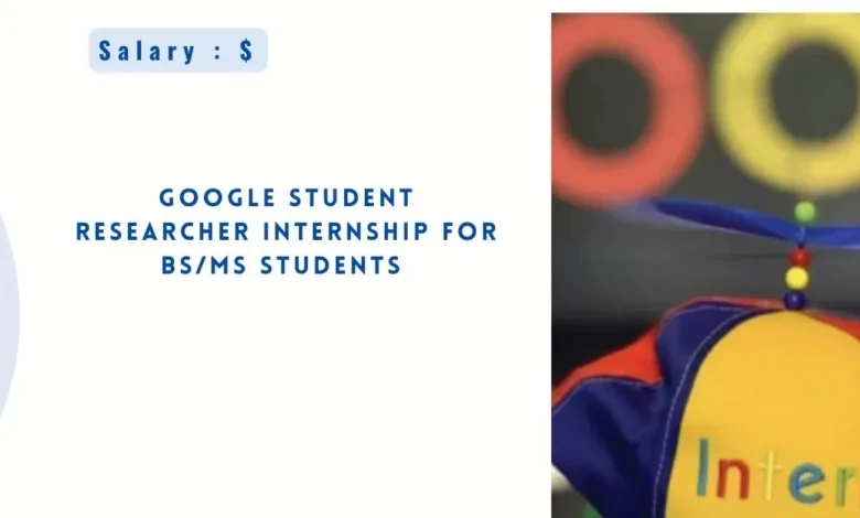 Google Student Researcher Internship