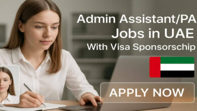 Admin AssistantPA Jobs in UAE With Visa Sponsorship