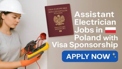 Assistant Electrician Jobs in Poland with Visa Sponsorship