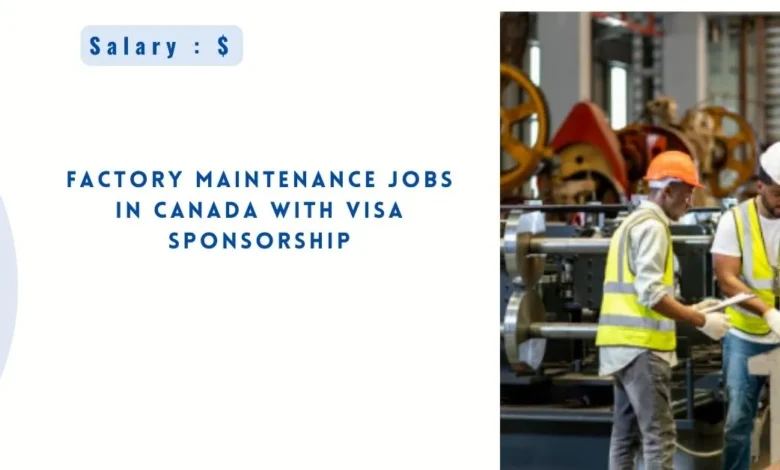 Factory Maintenance Jobs in Canada