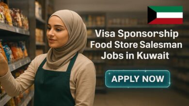 Visa Sponsorship Food Store Salesman Jobs in Kuwait