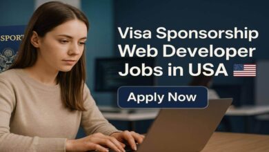 Visa Sponsorship Web Developer Jobs in USA